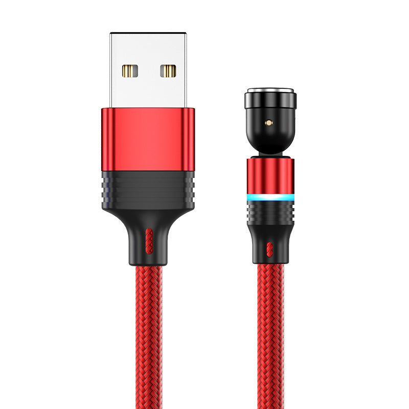 3in1 Charger Type C/Lightning/Android Fast 540 Degree Rotating Magnetic Charging Line
