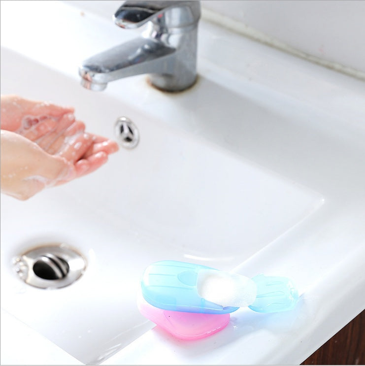 Travel-Friendly Disposable Hand Soap Sheets