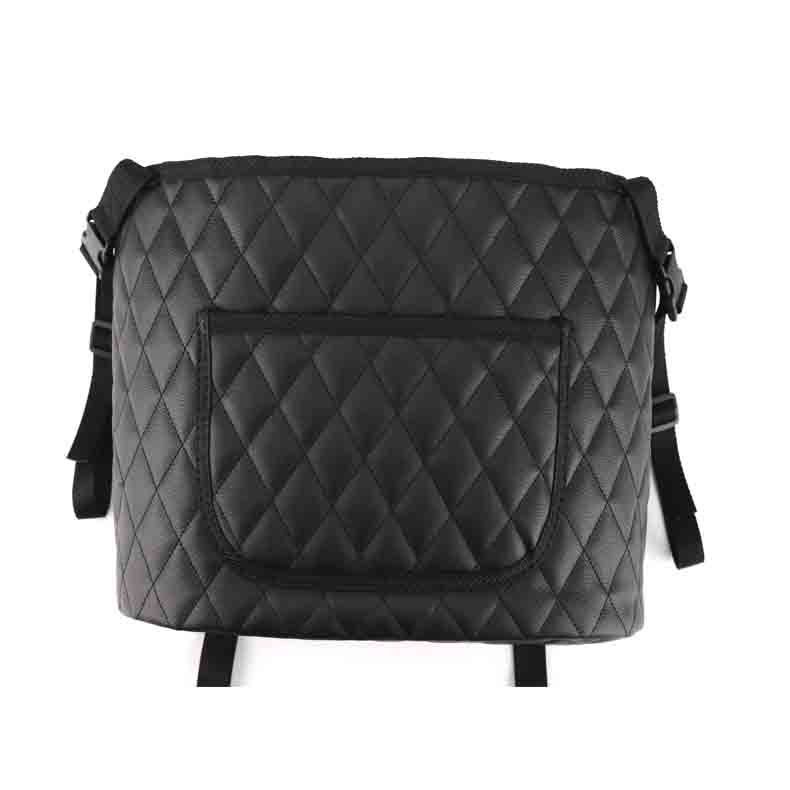Premium Leather Car Handbag Holder & Console Organizer