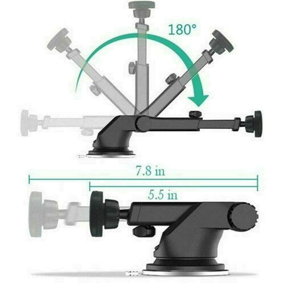 Car Bracket With Adjustable Strength Suction Cup High-Grip, Variable-Tension Car Mounting System