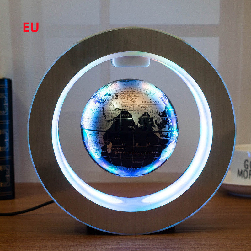 Round LED World Map Floating Globe Magic Levitation Light