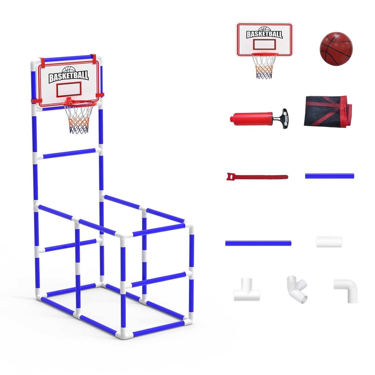 Adjustable Junior Basketball Arcade Style Game Set