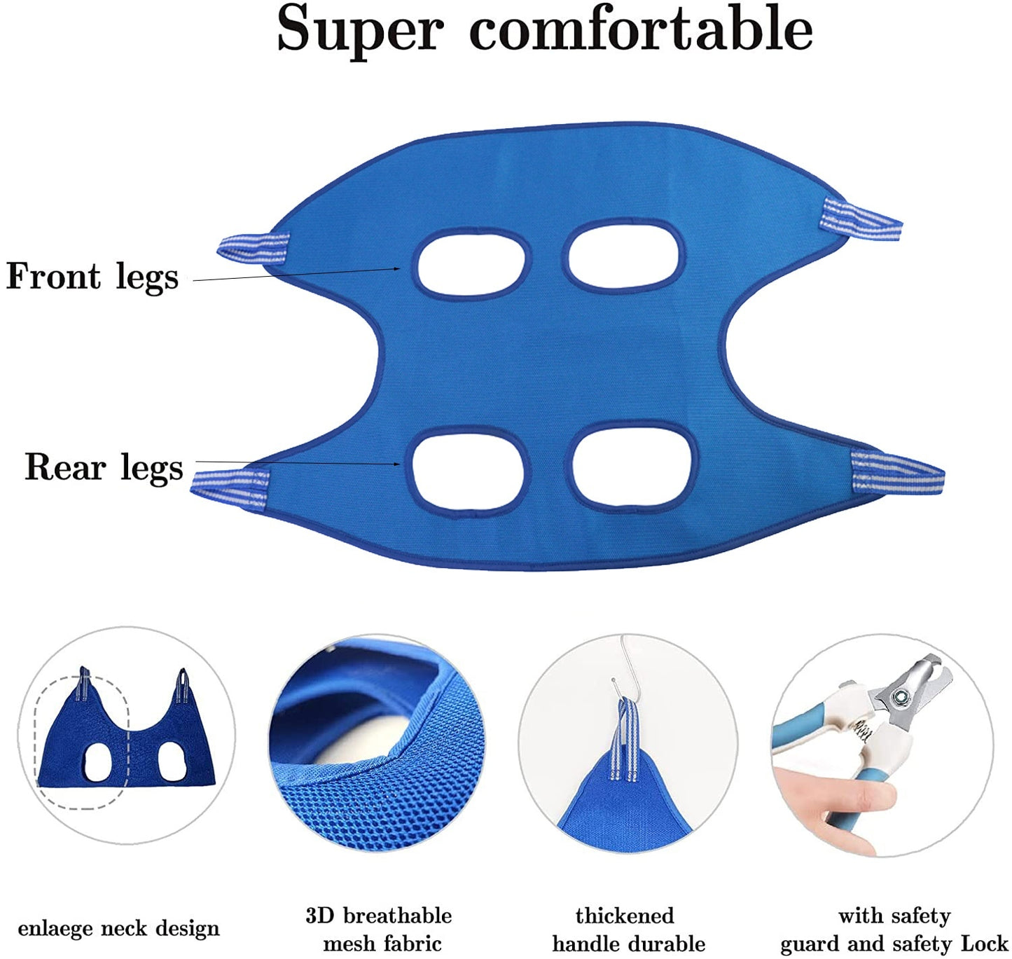 ALL IN ONE Pet Beauty Hammock Cat Dog Breathable Hammock Nail Trimming Pet Supplies