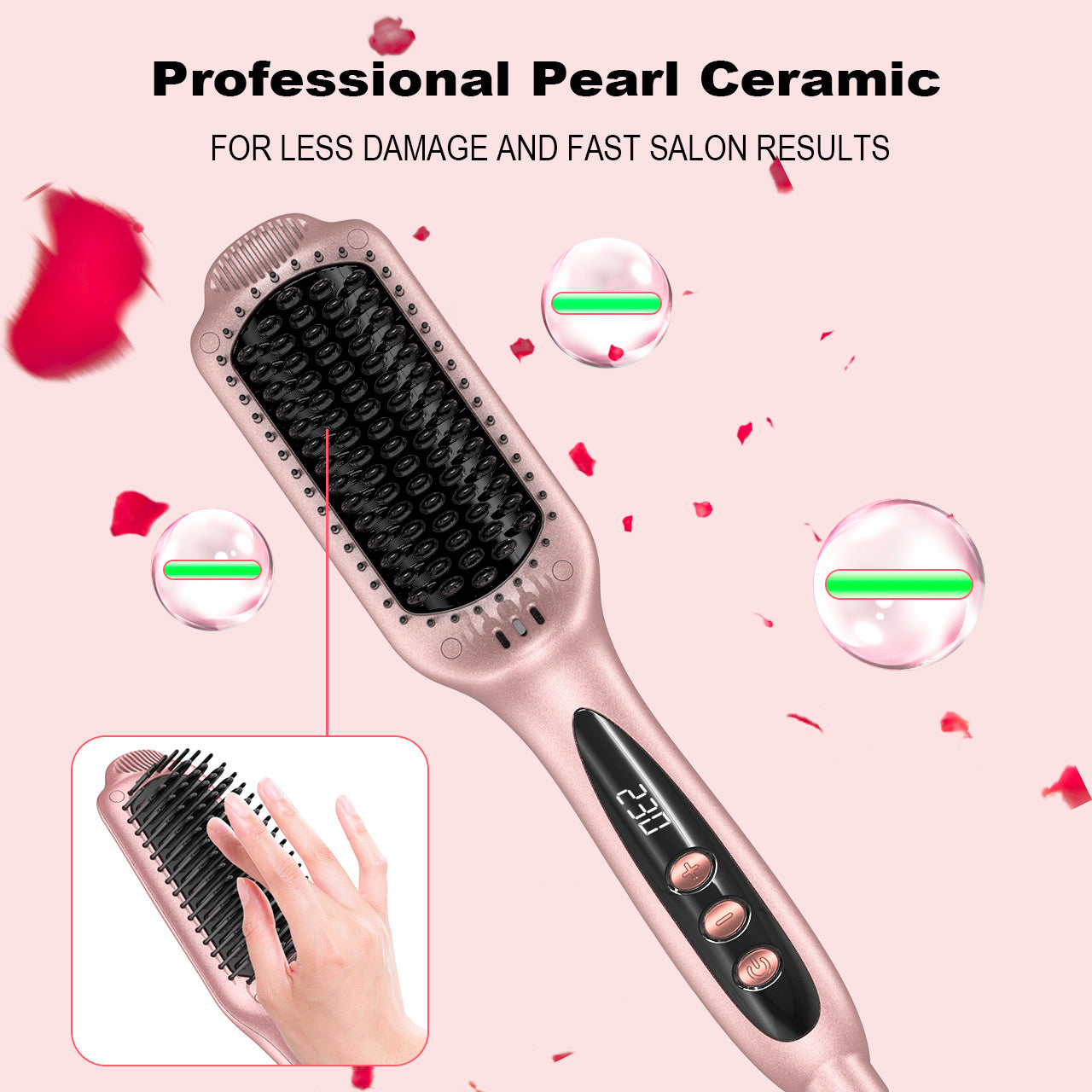 Professional Hair Straightening Comb 6in1 Set