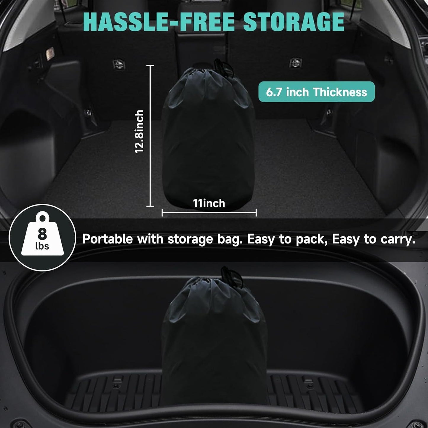 Luxury Inflatable Camping Mattress for Tesla Model Y (and SUVs) - Optimized for Travel & Comfort