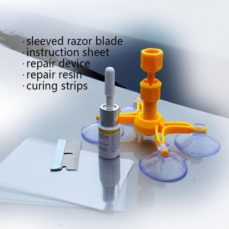 Professional-Grade Crack & Chip Windshield Repair Kit