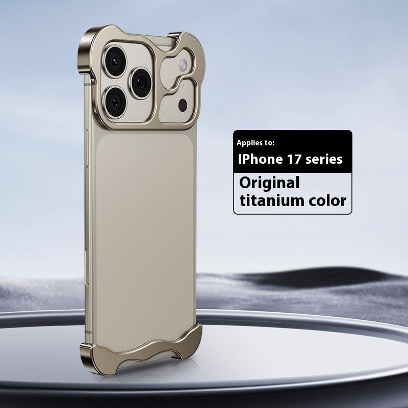 Metal Frameless Phone Case Matte for iPhone 17/17PROMAX/PRO/AIR