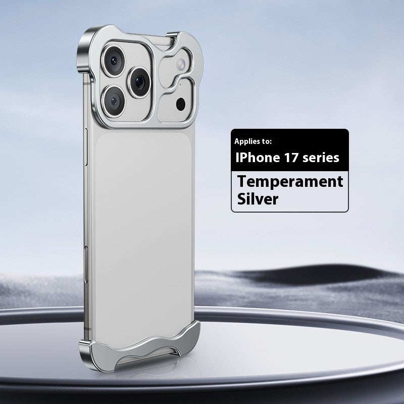 Metal Frameless Phone Case Matte for iPhone 17/17PROMAX/PRO/AIR