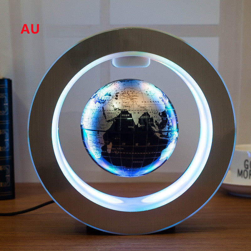 Round LED World Map Floating Globe Magic Levitation Light