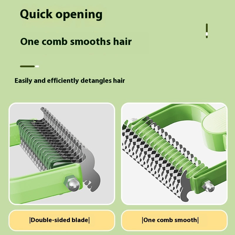 Fashion Creative Pet Hair Unknotting Comb