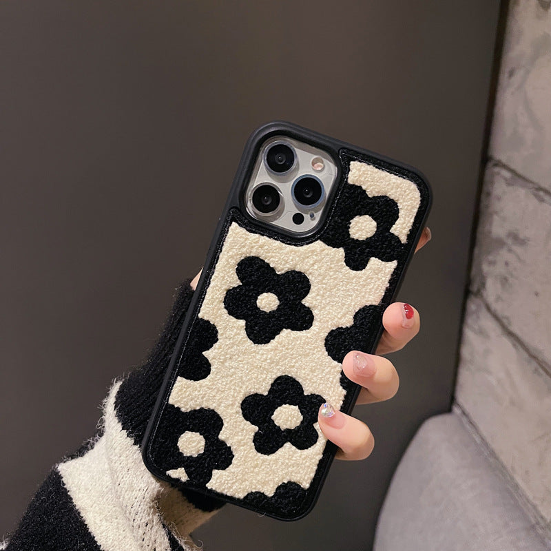 Premium Plush Flowers Phone Cases