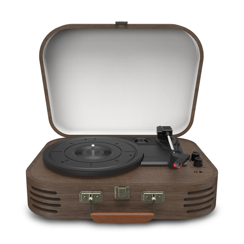 Premium Record Player A3 Belt-Drive Turntable with Integrated Stereo Speakers