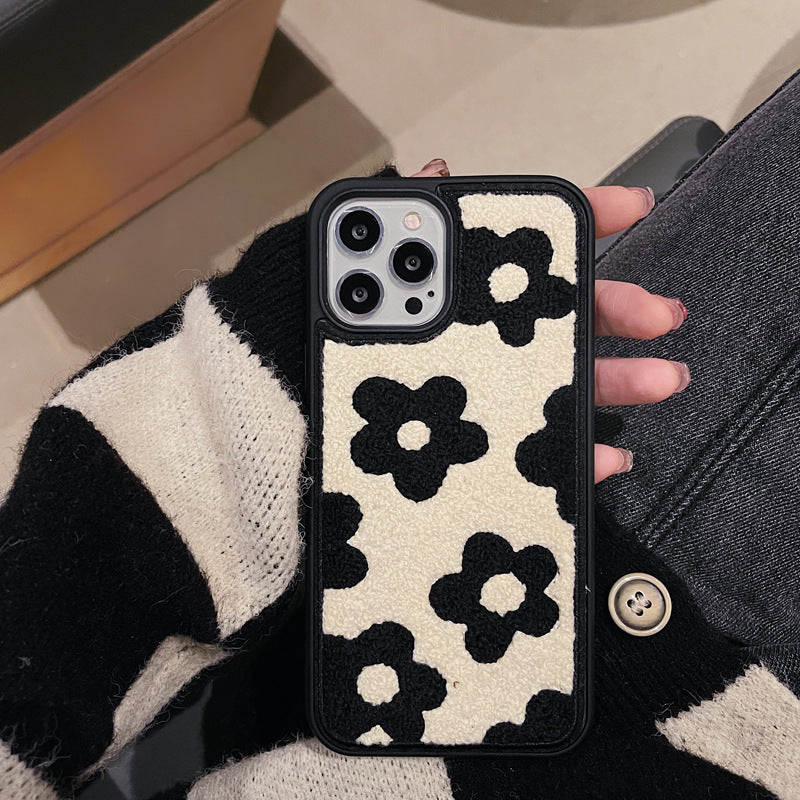 Premium Plush Flowers Phone Cases