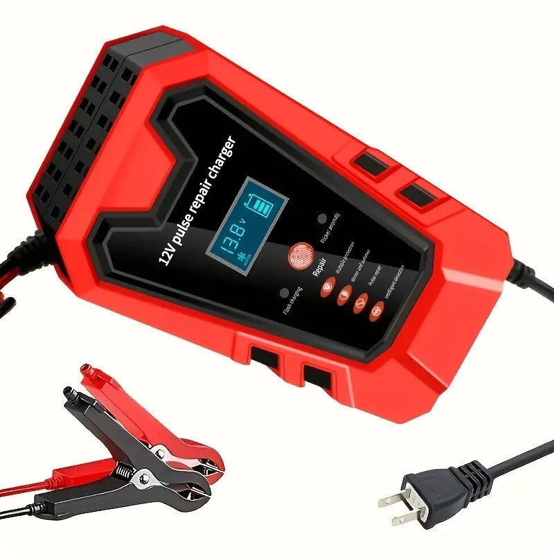 Intelligent 12V Car and Motorcycle Battery Charger & Maintainer