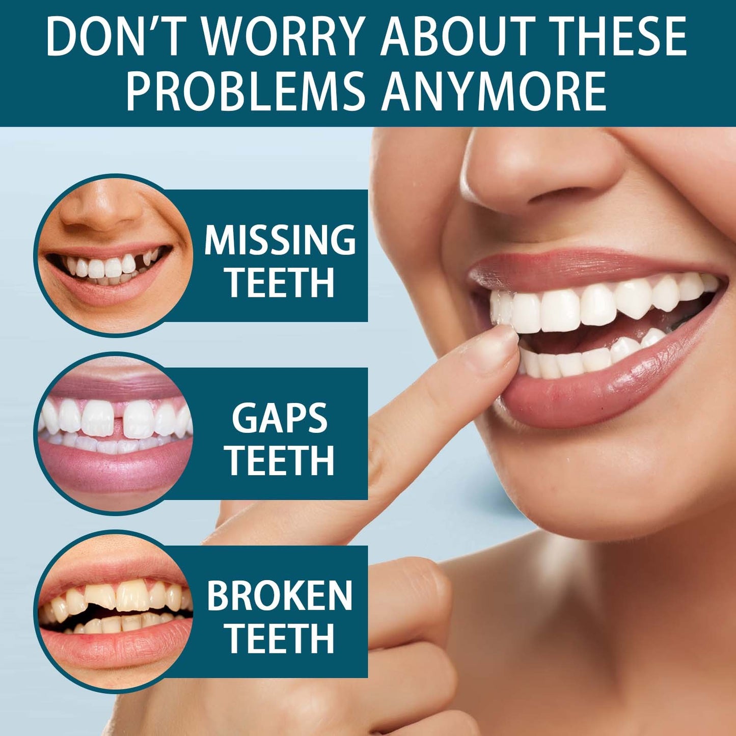 Adjustable Custom-Adaptive Denture System Snap-on Dentures