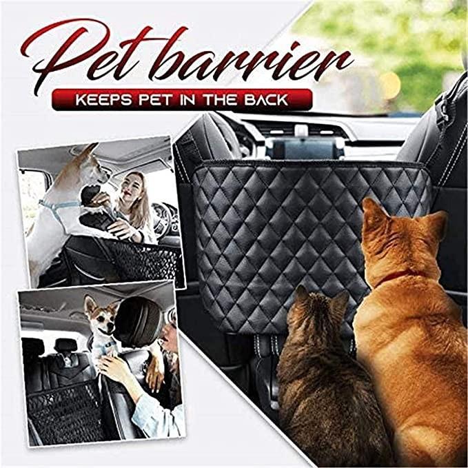Premium Leather Car Handbag Holder & Console Organizer