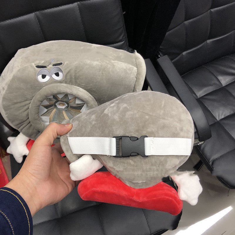 Headrest Car Modification Pillow Cushion TURBO Turbine