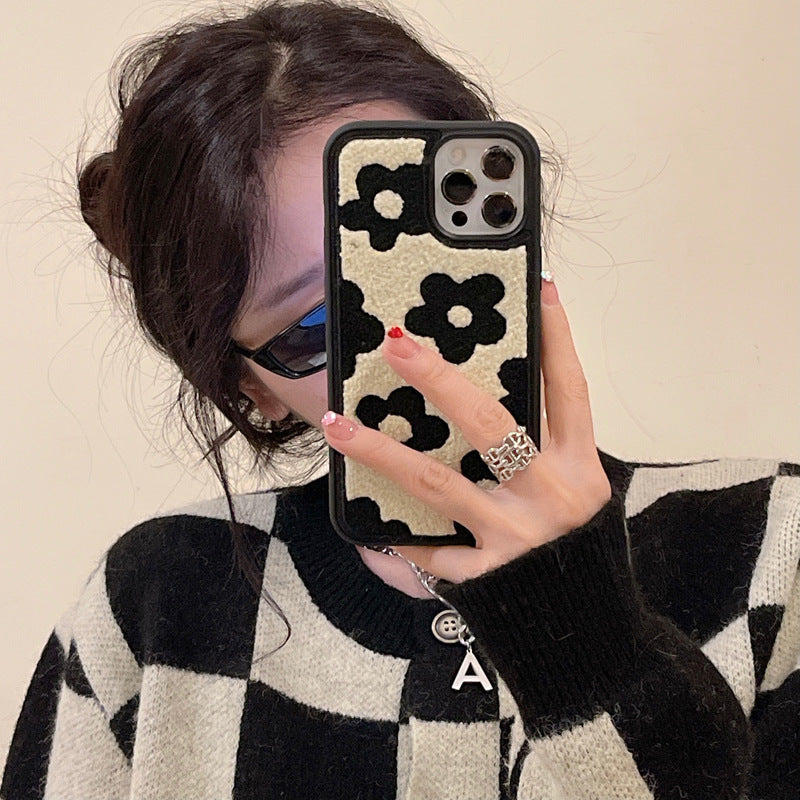 Premium Plush Flowers Phone Cases