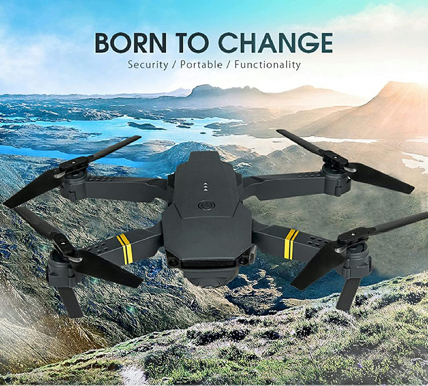 Professional-Grade 4K UHD Dual-Camera Folding FPV Drone