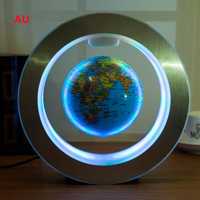 Round LED World Map Floating Globe Magic Levitation Light