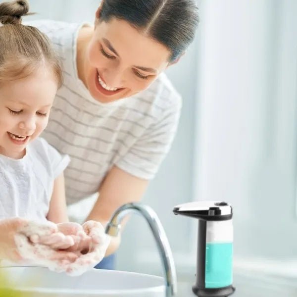 Automatic Soap Dispenser 16.9OZ Anti - slip Sensor Refillable Hand Gel Desktop Dispenser - The Vibe Haven