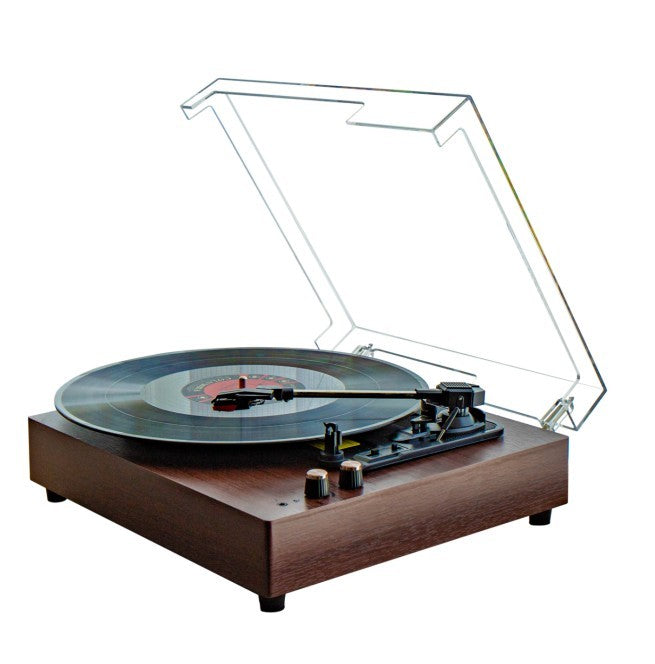 Record Player E300: Premium Turntable with Immersive Stereo Sound
