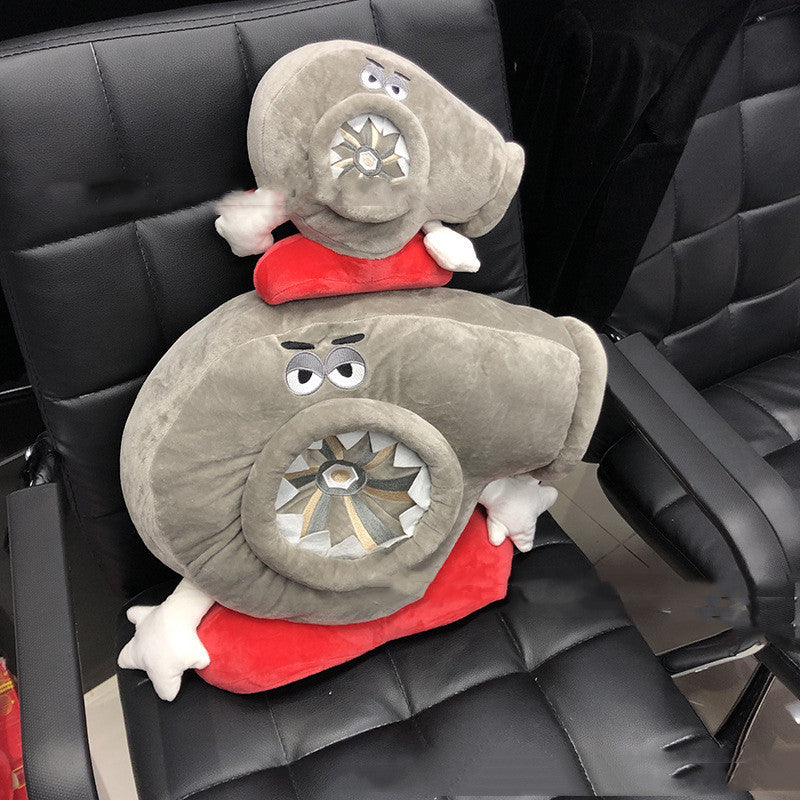 Headrest Car Modification Pillow Cushion TURBO Turbine