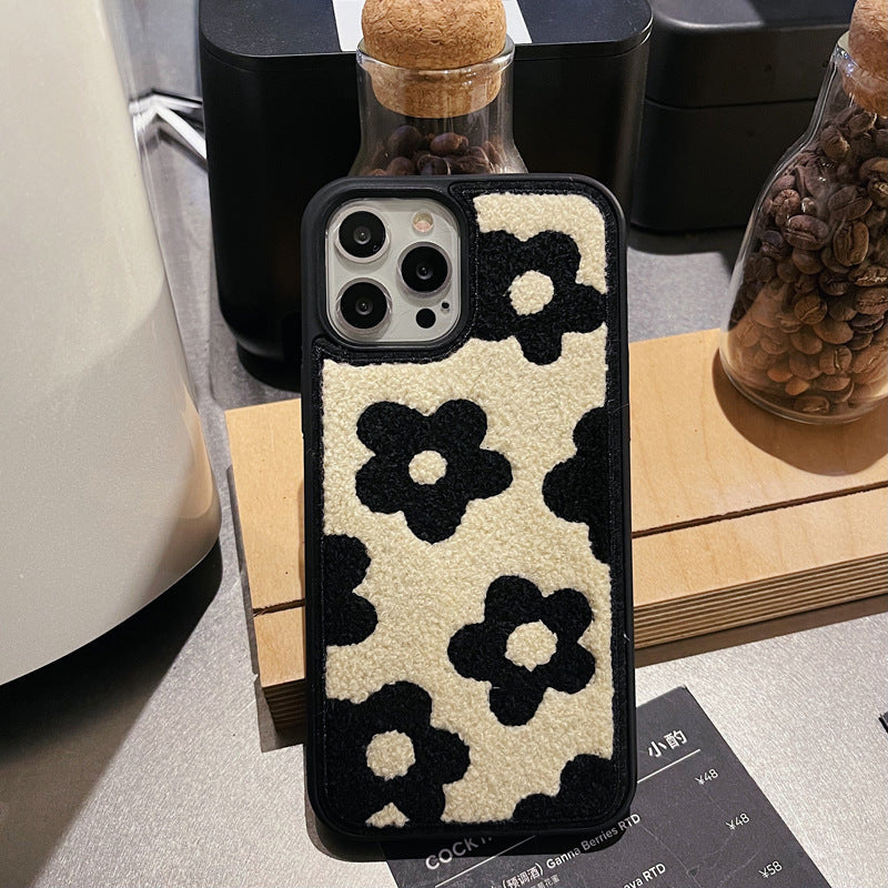 Premium Plush Flowers Phone Cases