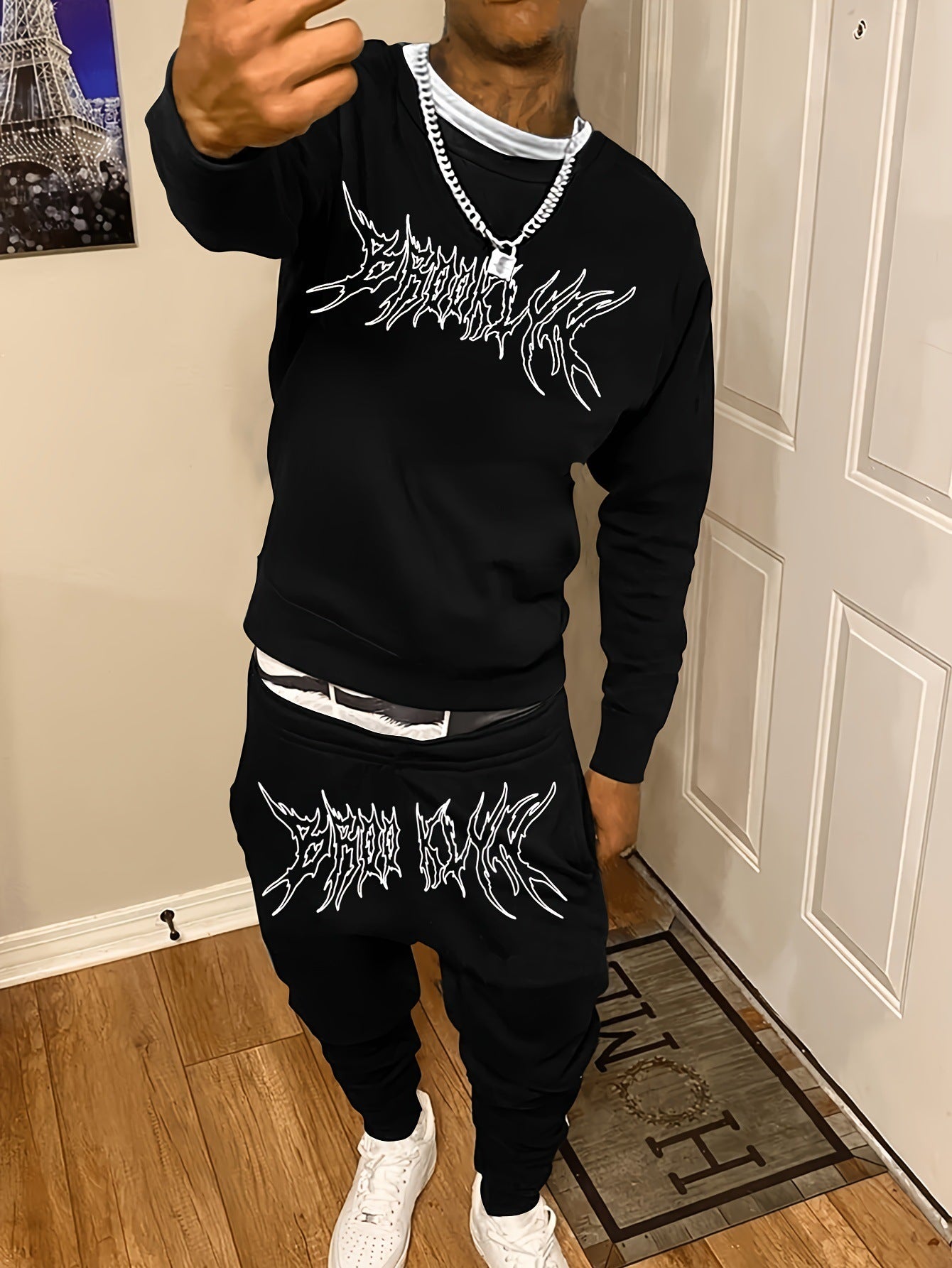 Premium Street Wear Sweater & Pants Suit