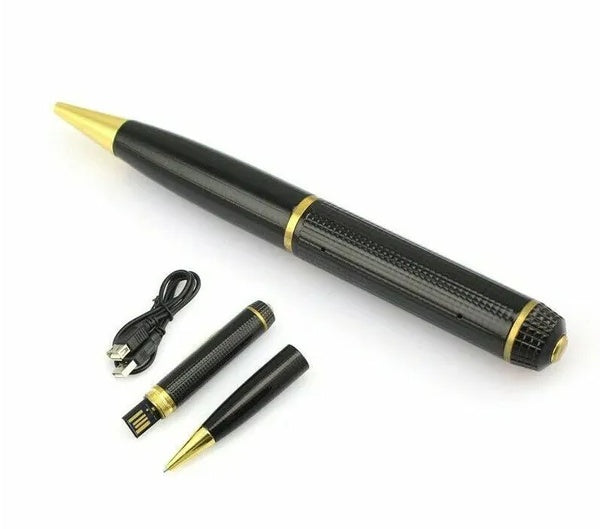 Discreet Security: Professional Full HD 1080p Pen Camera with Hidden DVR