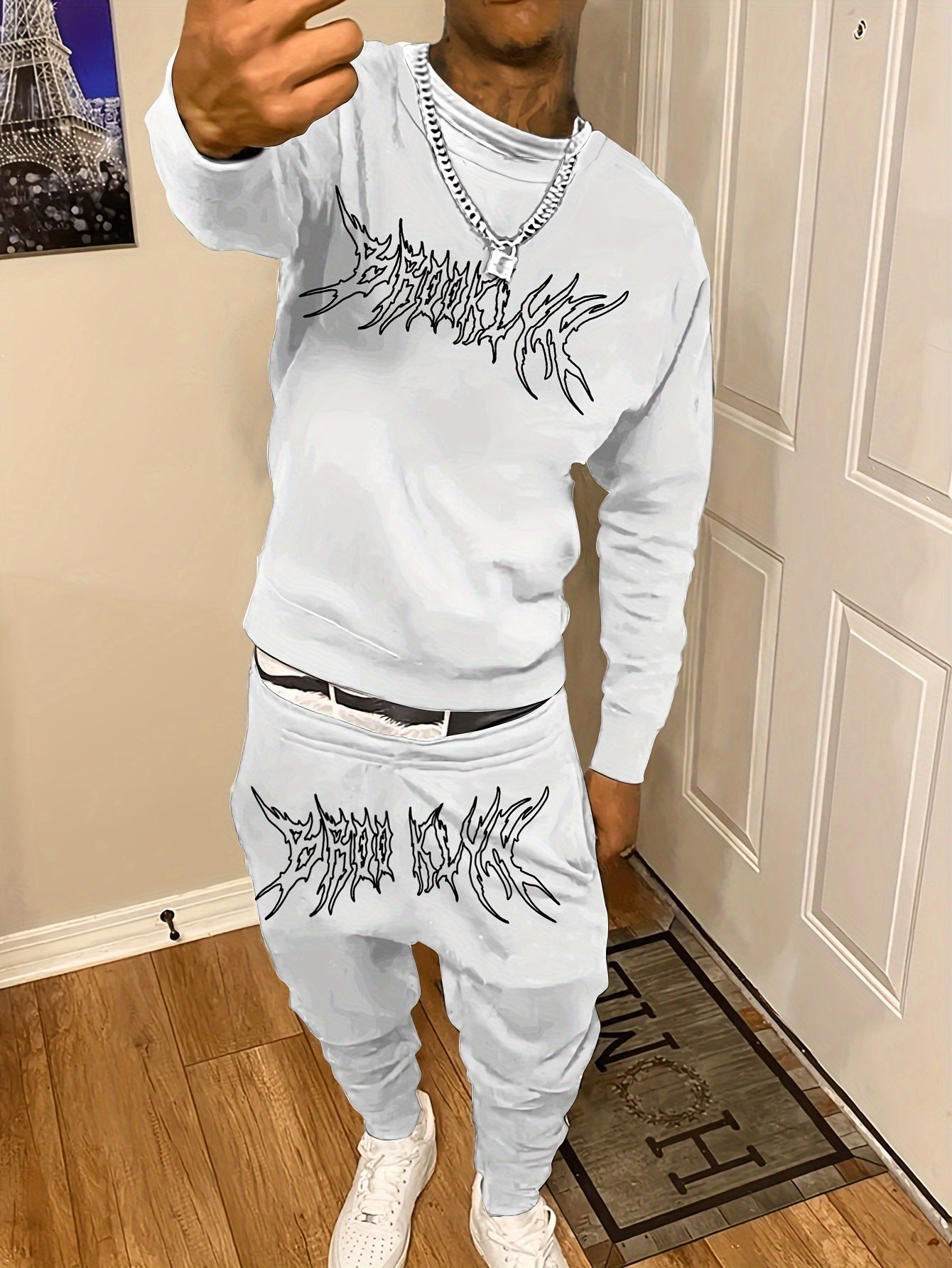 Premium Street Wear Sweater & Pants Suit