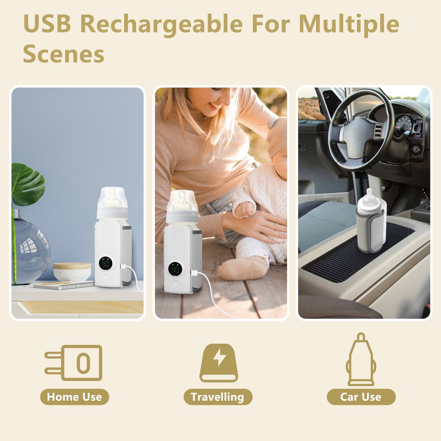 The Ultimate Travel Essential: Cordless and Portable Baby Bottle Warmer