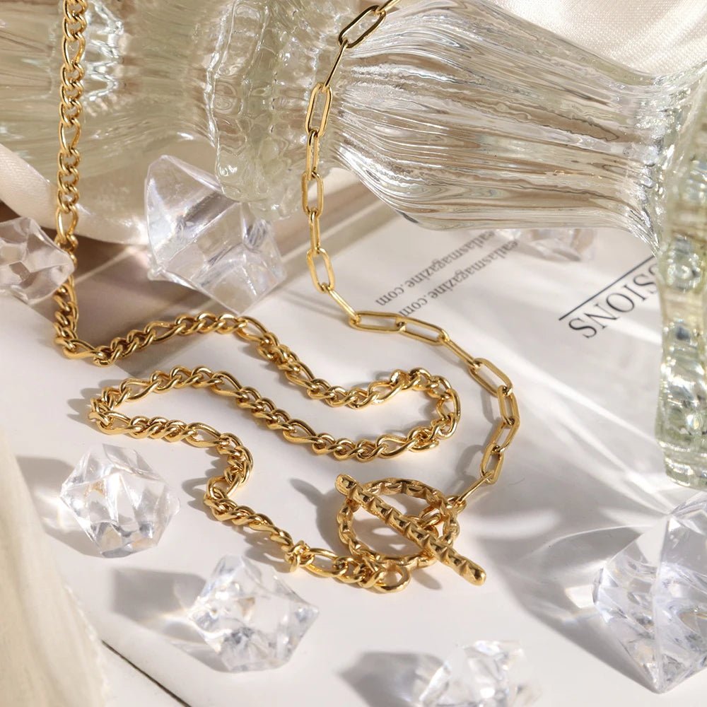 Chaîne Dorée Céleste Gold Necklace - The Vibe Haven