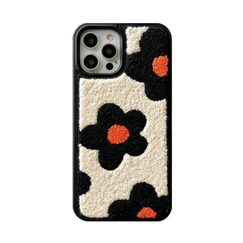 Premium Plush Flowers Phone Cases