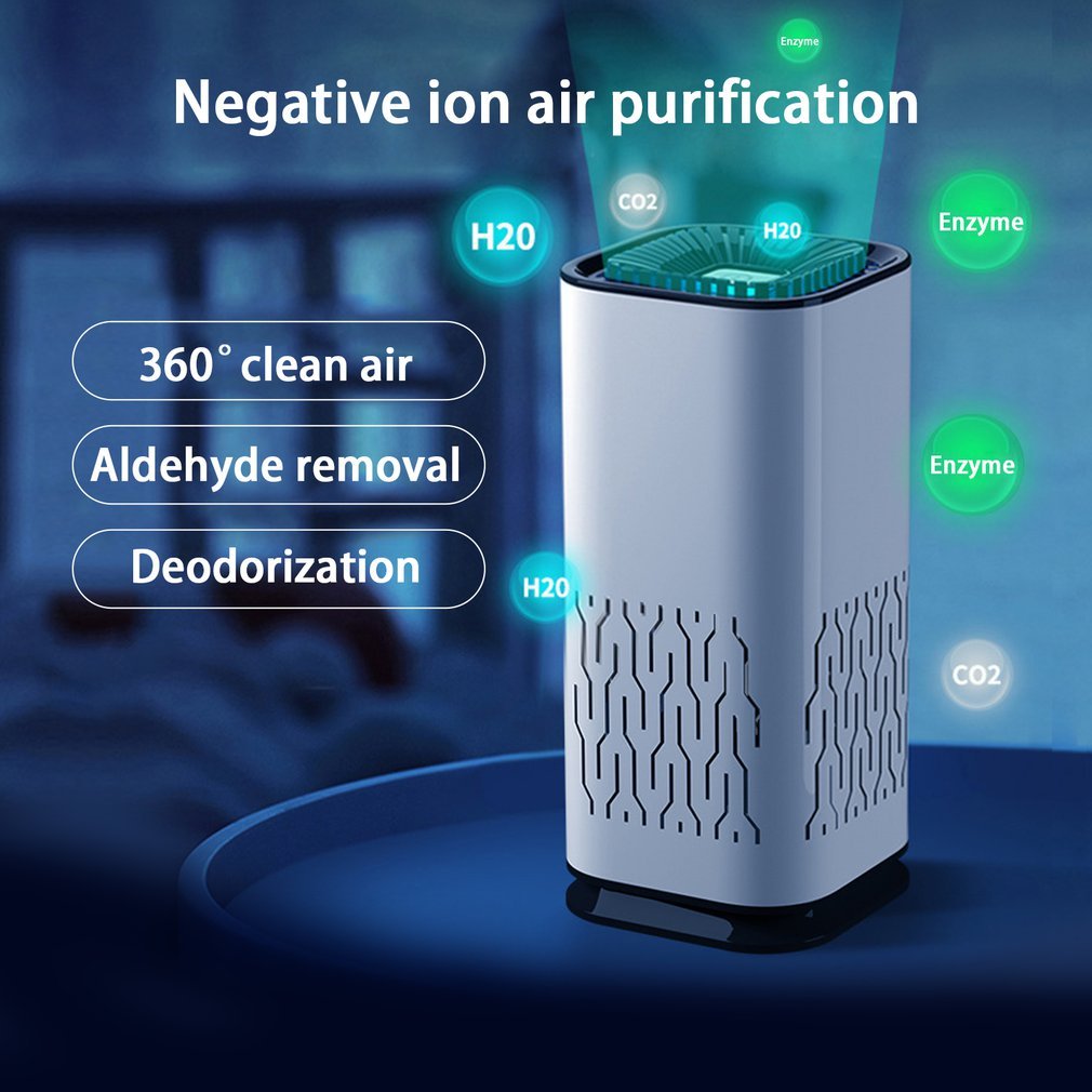 Portable Car Air Purifier Air Freshener For Home & Car