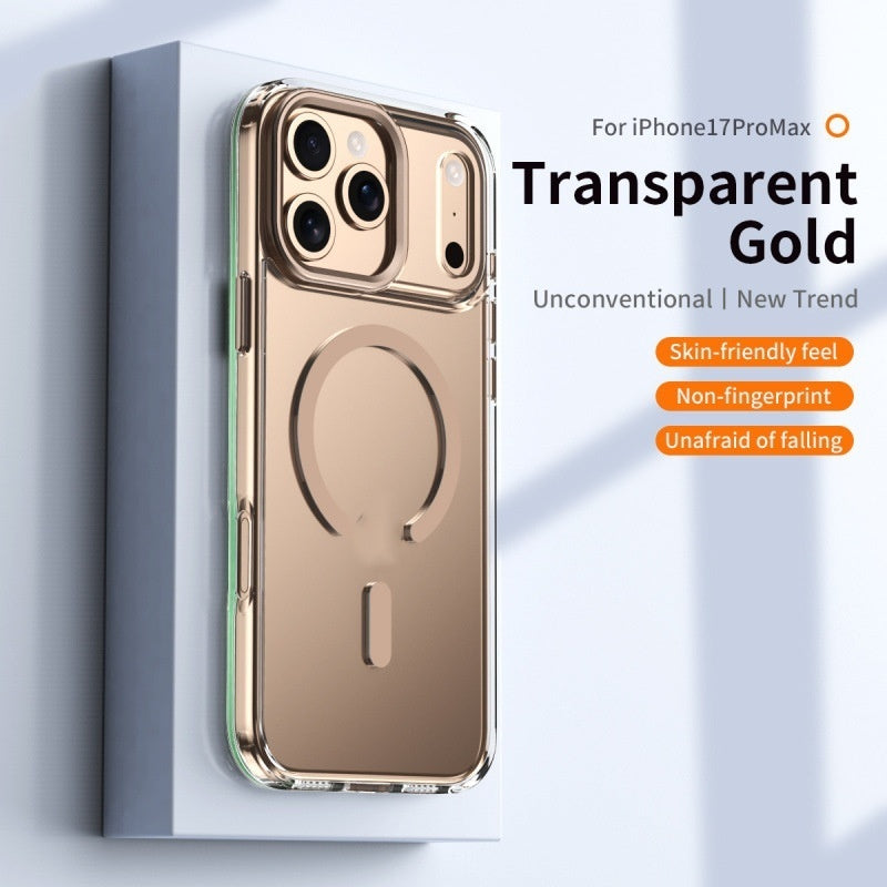 Premium Transparent Magnetic Shell Case for iPhone 17/17PROMAX/PRO/AIR for iPhone 12/13/14 series