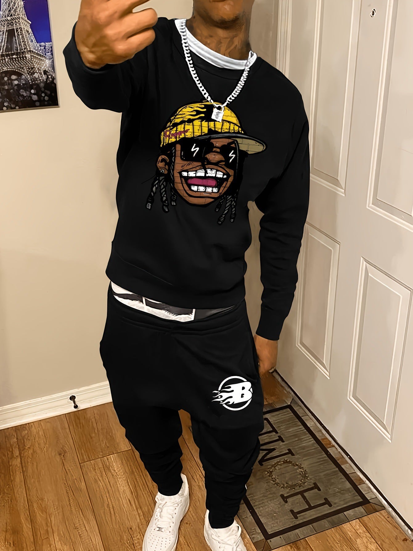 Premium Street Wear Sweater & Pants Suit