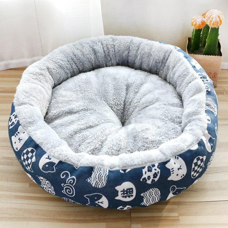 Dog And Cat Litter Padded With Round Cotton - The Vibe Haven