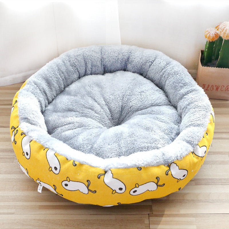 Dog And Cat Litter Padded With Round Cotton - The Vibe Haven