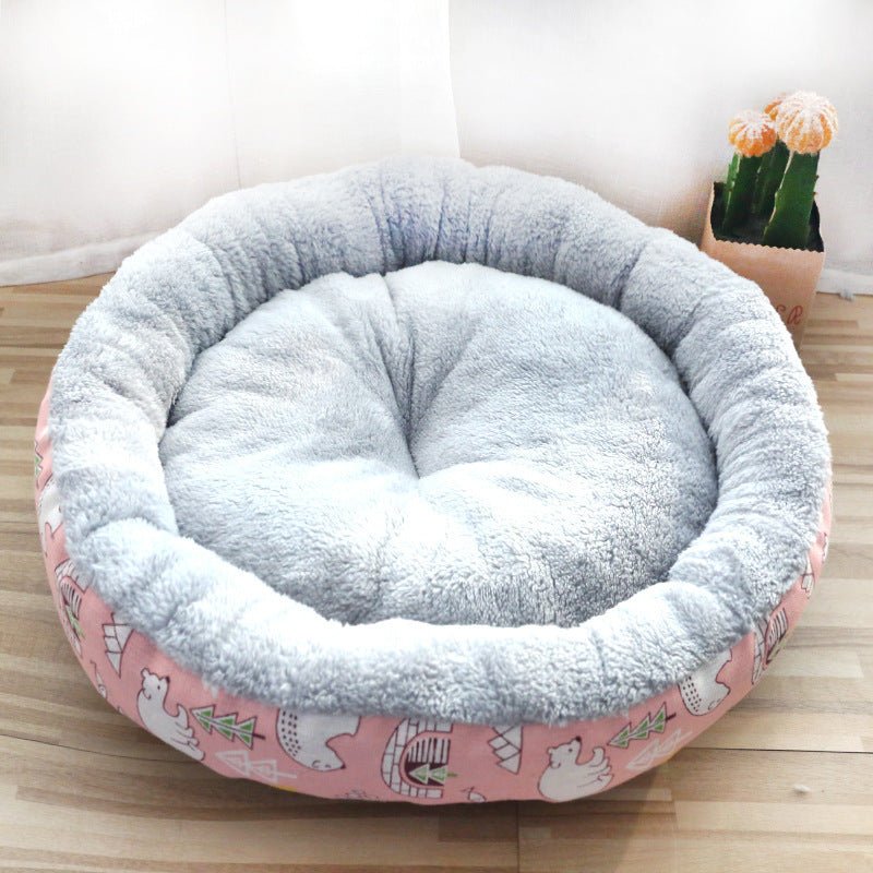 Dog And Cat Litter Padded With Round Cotton - The Vibe Haven