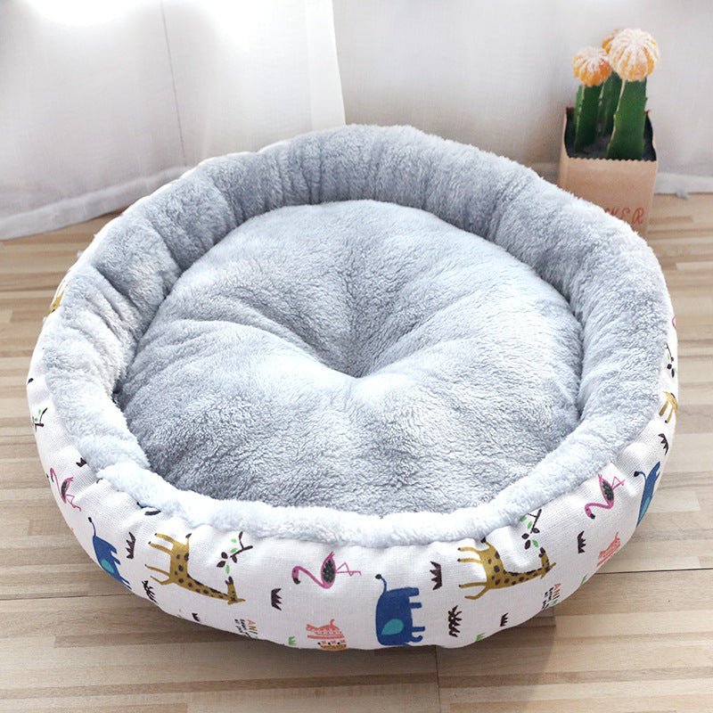 Dog And Cat Litter Padded With Round Cotton - The Vibe Haven