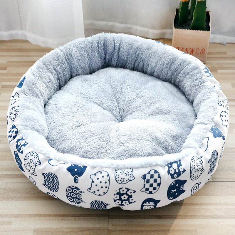 Dog And Cat Litter Padded With Round Cotton - The Vibe Haven