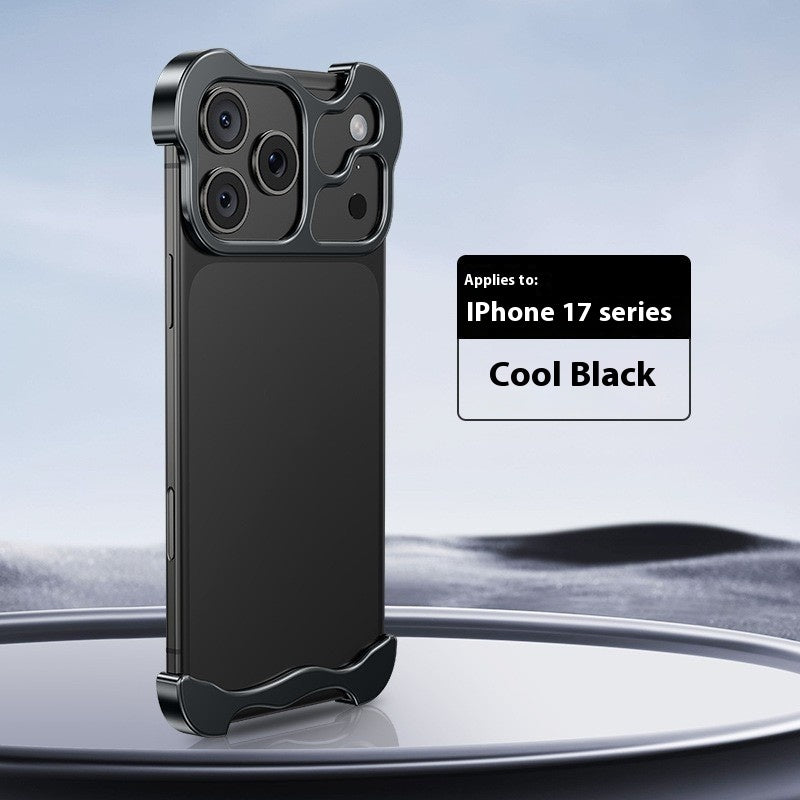 Metal Frameless Phone Case Matte for iPhone 17/17PROMAX/PRO/AIR