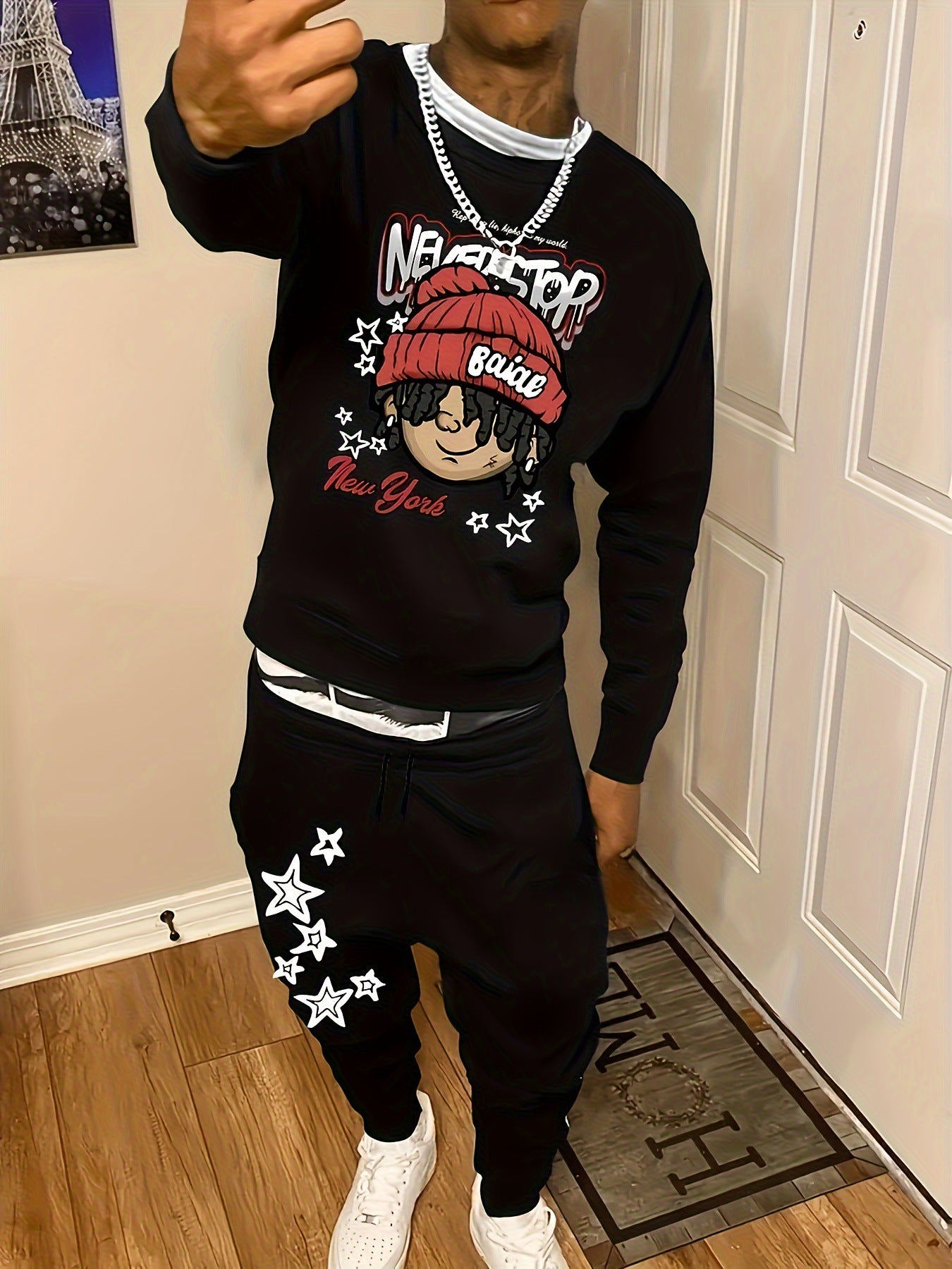 Premium Street Wear Sweater & Pants Suit