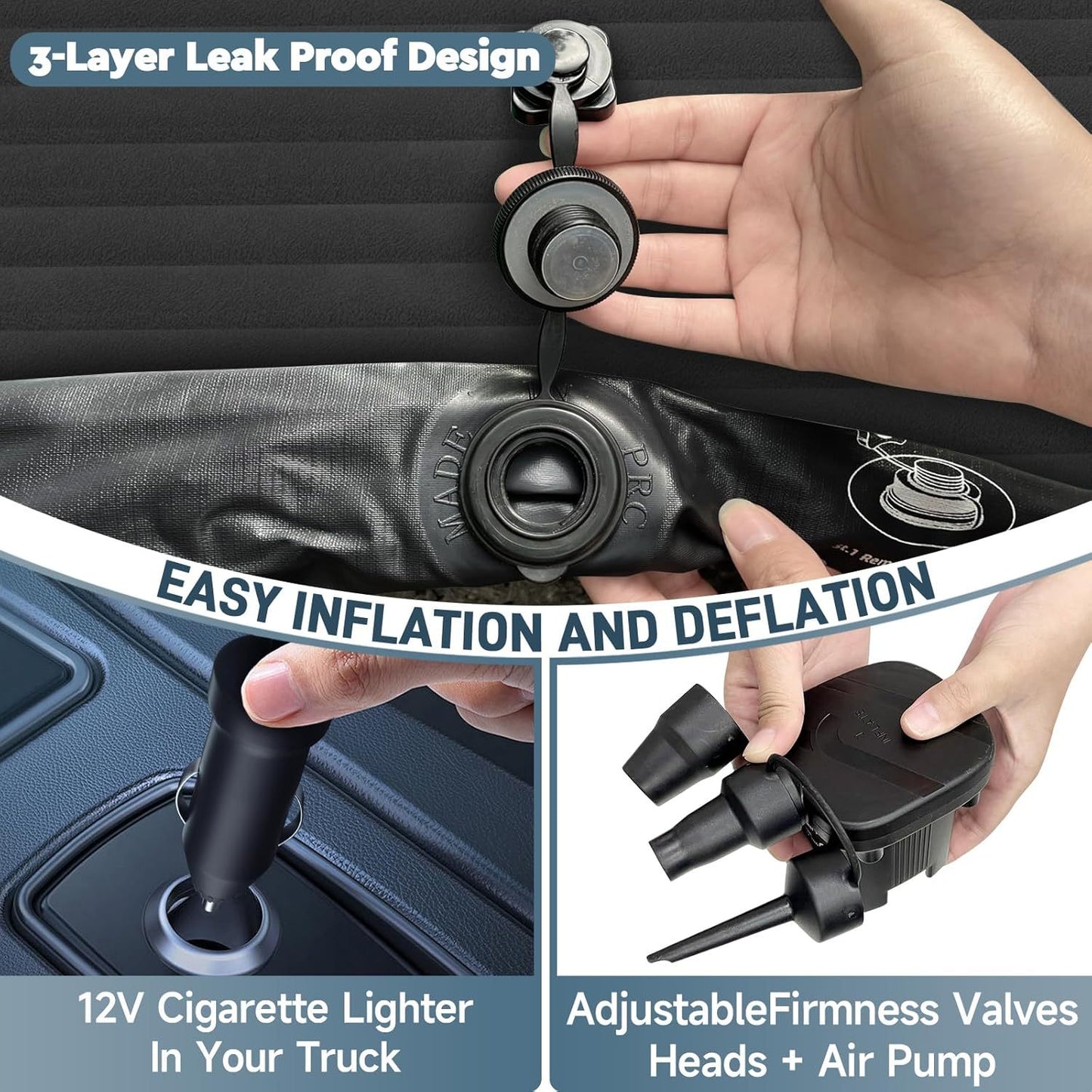Luxury Inflatable Camping Mattress for Tesla Model Y (and SUVs) - Optimized for Travel & Comfort