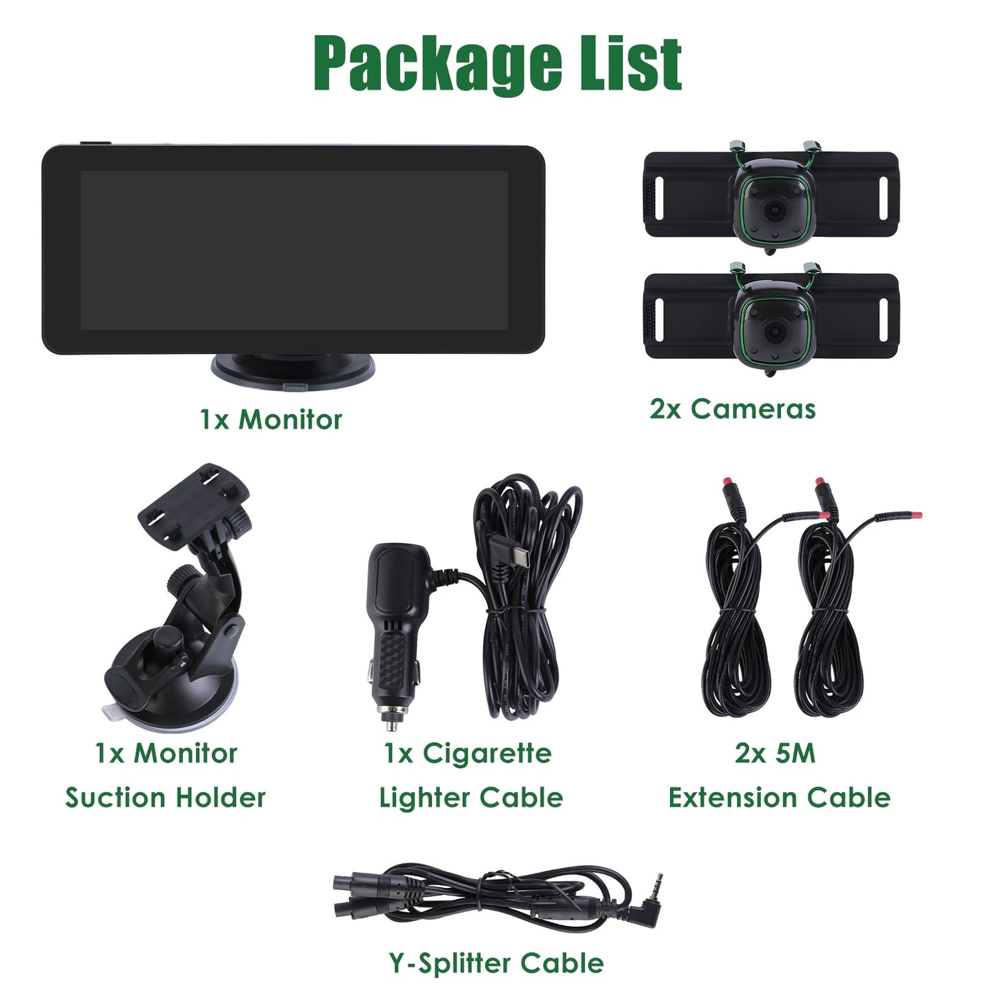 1080P Baby Car Camera For 2 Kids Dual Channel Car Baby Monitor Rear Facing Car Seat Camera With 120Degree Wide View 6.86In HD Split Screen Night Vision