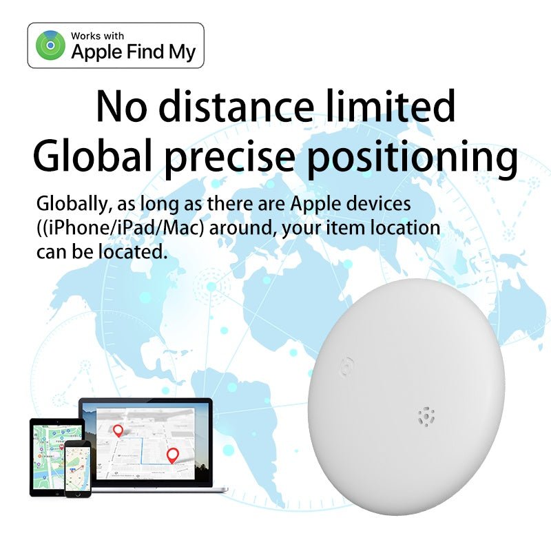 FindMy Wireless Waterproof Locator (Black Edition) works with FindMy - The Vibe Haven