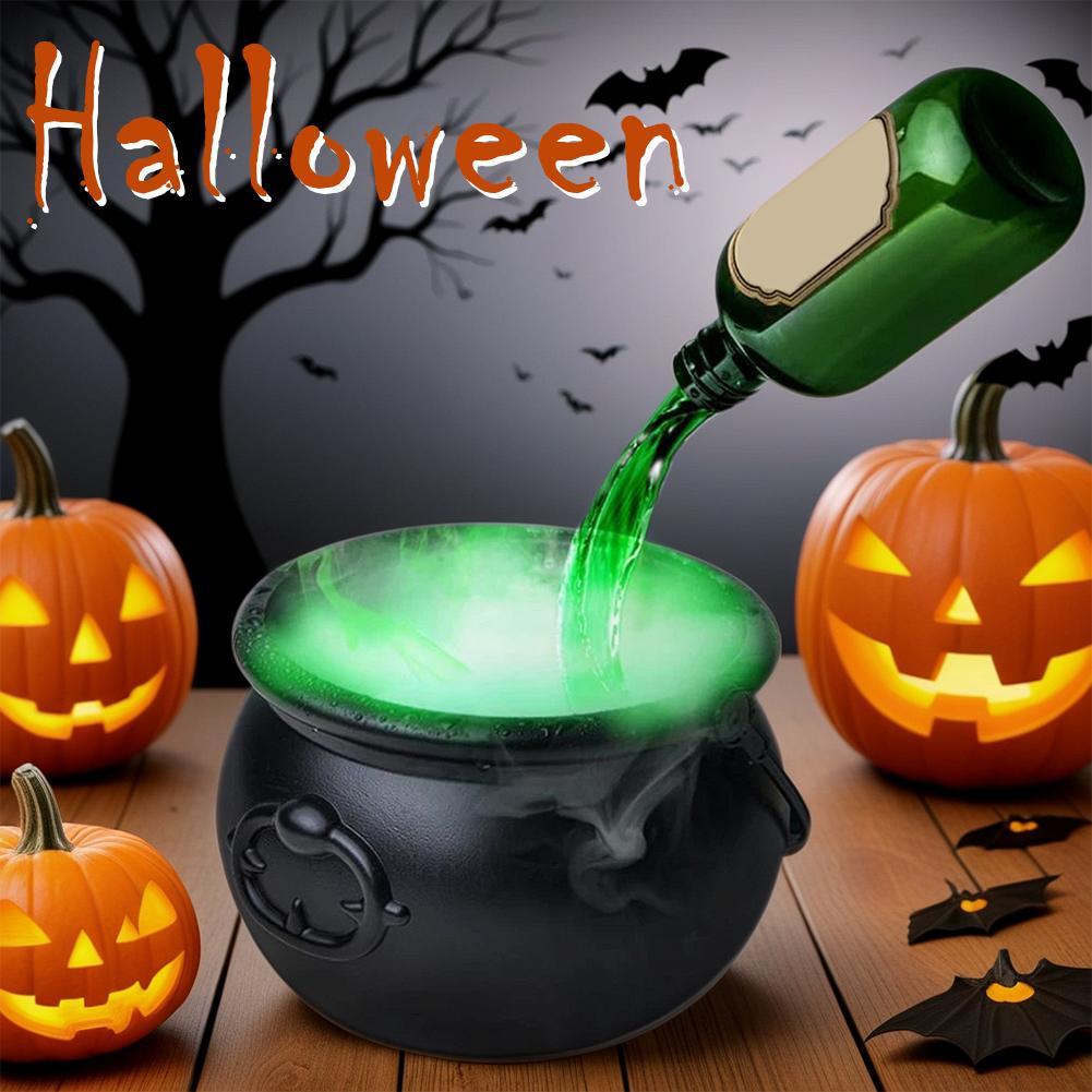 Halloween Black Wizard Bowl Magic Float Bottle And Diffuser Indoor Home Bar Magic Party Horror Ghost Props Halloween Decoration - The Vibe Haven