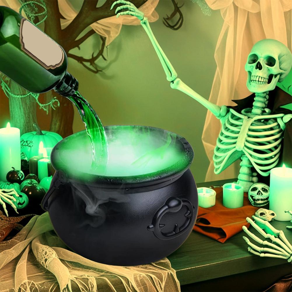 Halloween Black Wizard Bowl Magic Float Bottle And Diffuser Indoor Home Bar Magic Party Horror Ghost Props Halloween Decoration - The Vibe Haven