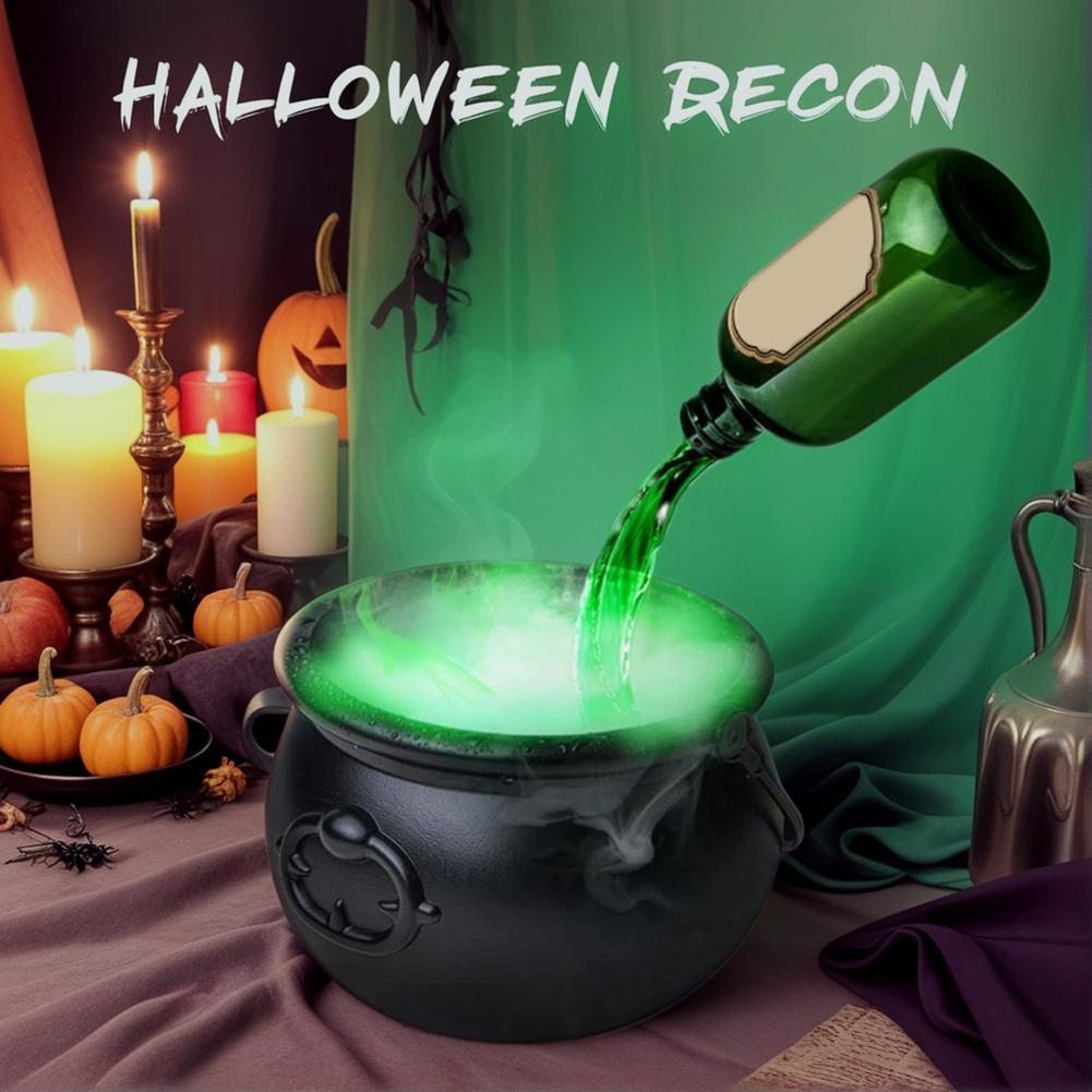 Halloween Black Wizard Bowl Magic Float Bottle And Diffuser Indoor Home Bar Magic Party Horror Ghost Props Halloween Decoration - The Vibe Haven
